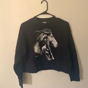 Wrangler Crop Wild Filly Sweater Small